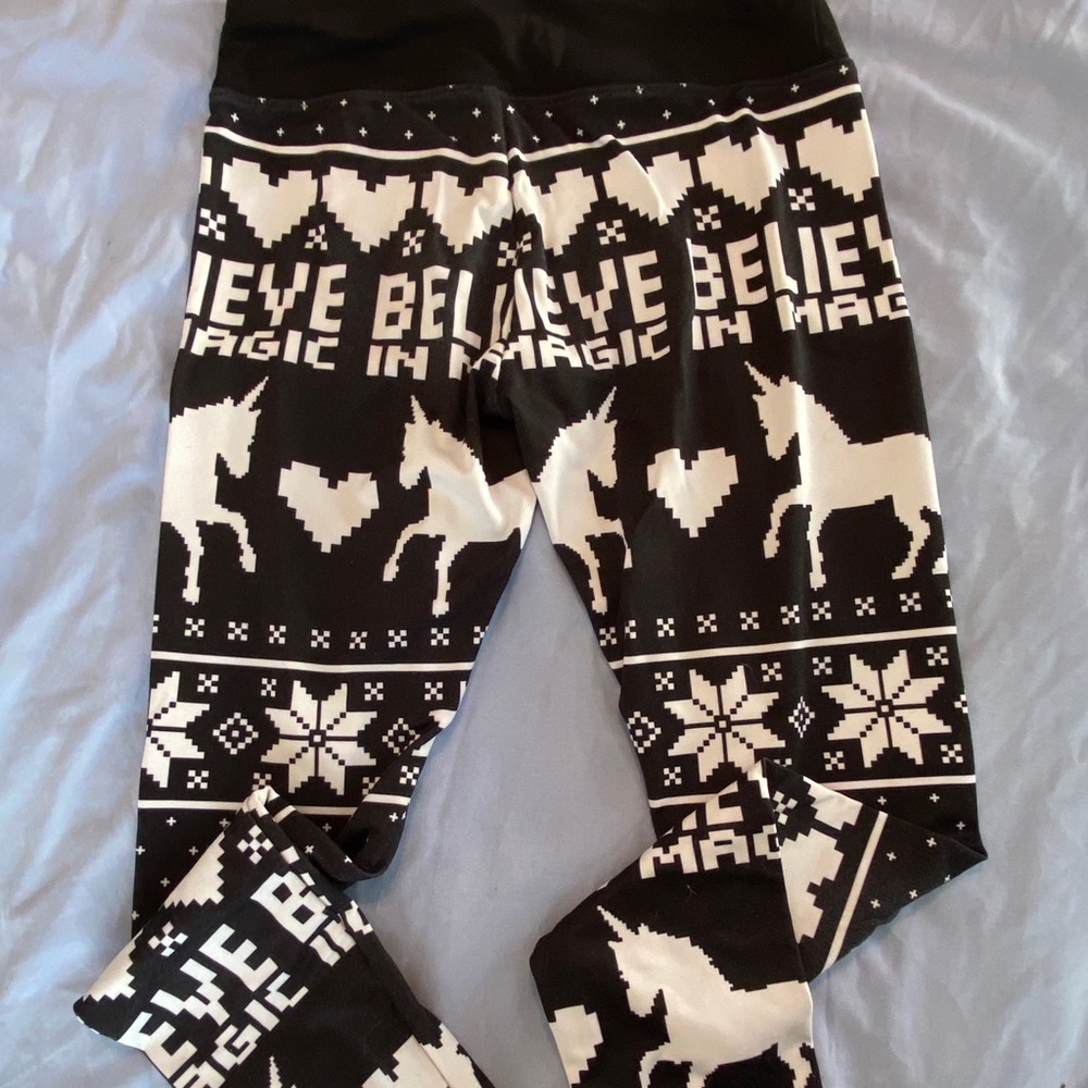 Justice Girls Believe In Magic Design Leggings
